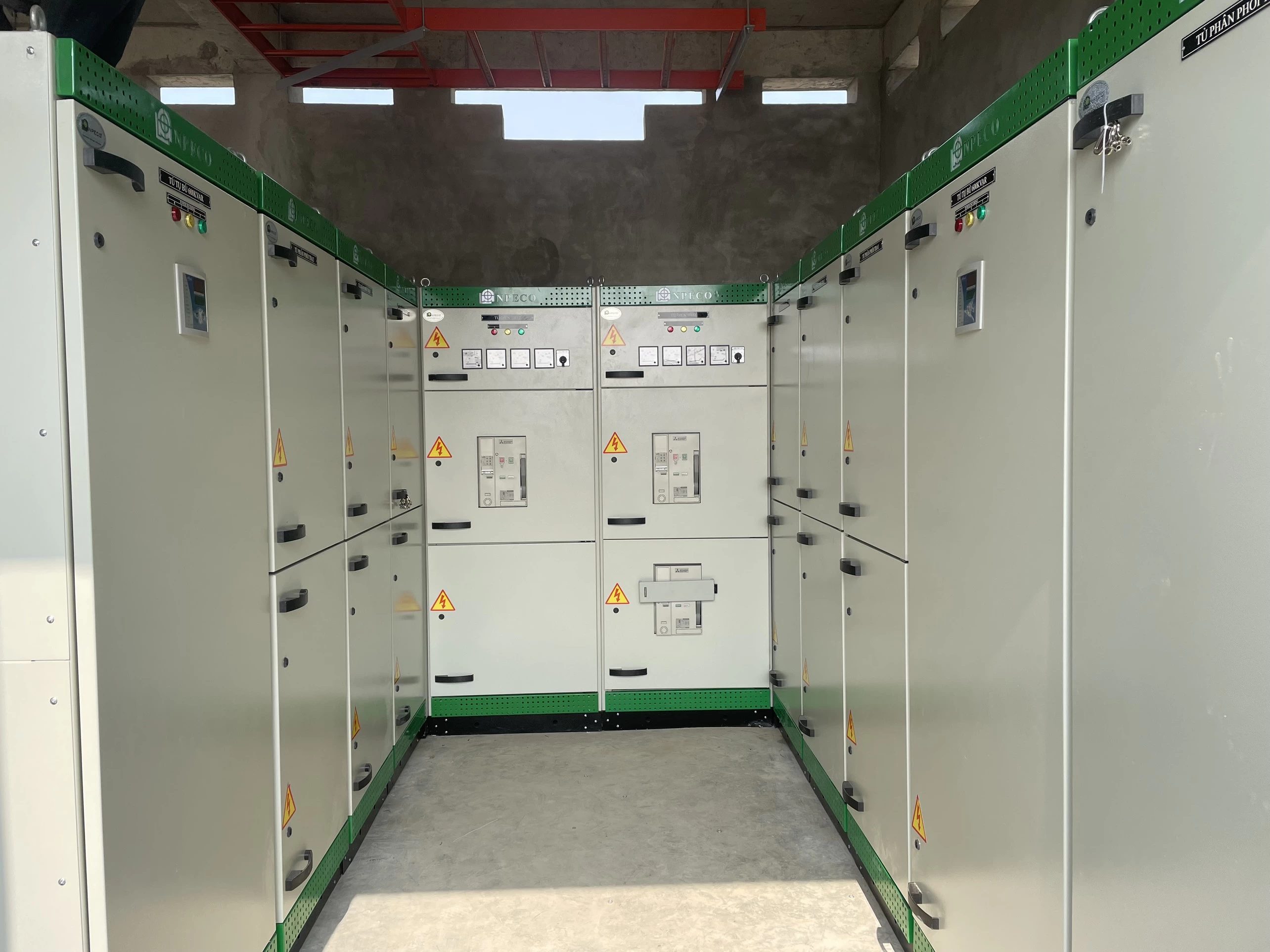 Lắp đặt hệ thống điện cho nhà máy Ngãi cầu - KCN Bắc Ninh 